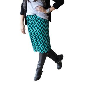 Career Women Classy Work Shirt, Jade and Black, Size Small